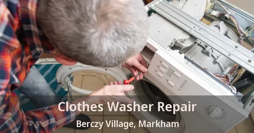 Clothes Washer Repair Berczy Village, Markham - ON