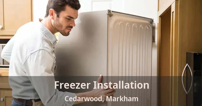 Freezer Installation Cedarwood, Markham - ON