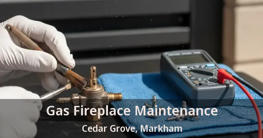 Gas Fireplace Maintenance Cedar Grove, Markham - ON