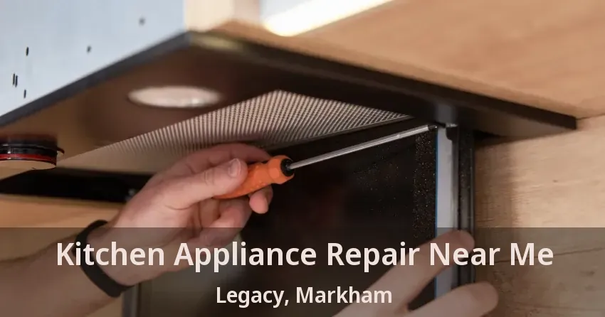 Kitchen Appliance Repair Near Me Legacy, Markham - ON