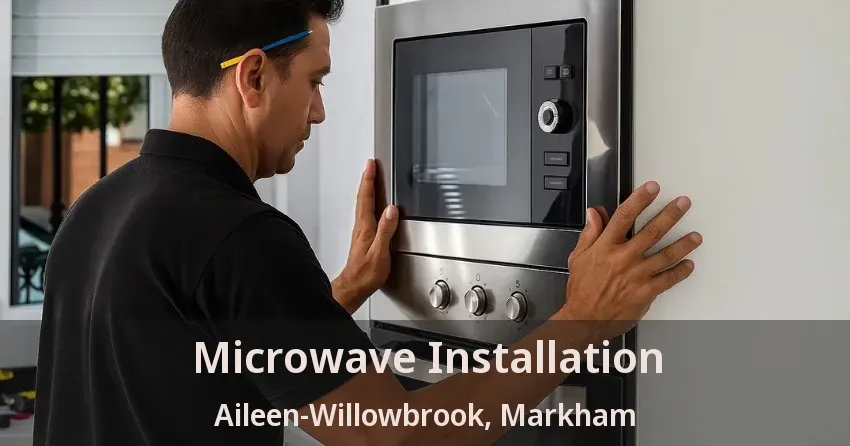 Microwave Installation Aileen-Willowbrook, Markham - ON