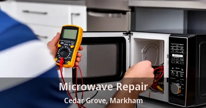 Microwave Repair Cedar Grove, Markham - ON