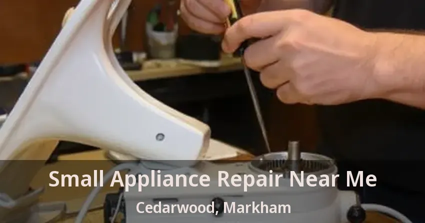 Small Appliance Repair Near Me Cedarwood, Markham - ON