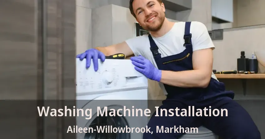 Washing Machine Installation Aileen-Willowbrook, Markham - ON